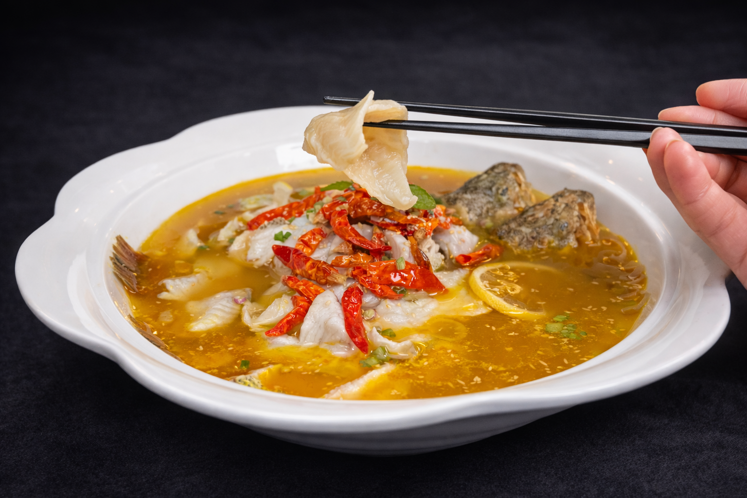 Zesty Citrus Golden Broth